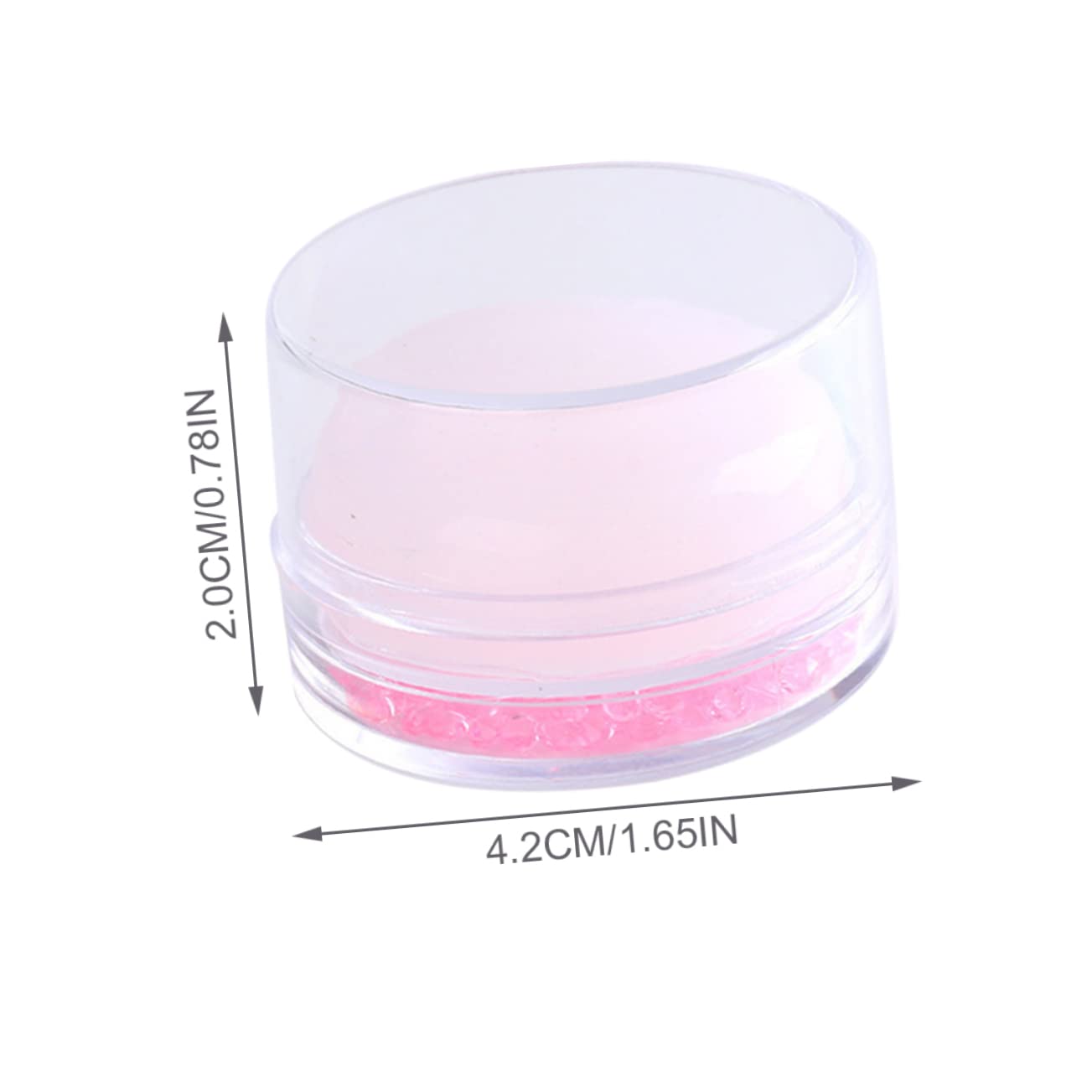 Ipetboom Silicone Nail Art Stamper Kit 4Pcs French Tip Printing Tool for Manicure Nail Transfer Stamper Set Scraper