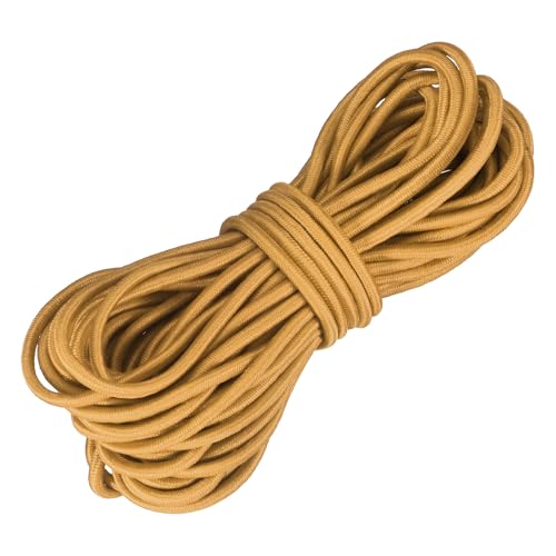 Corde élastique bungee PATIKIL 3/32" x 26 pi, kaki, usage intensif