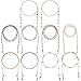 10 Pièces Chaînes de Lunettes Support de Sangle de Lunettes Perle Sangle de Collier de Lunettes Chaîne de Lunettes pour Femmes