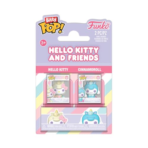 Funko - Bitty Pop ! Hello Kitty - Pack de 2 : Hello Kitty & Cinnamoroll - 0889698889285