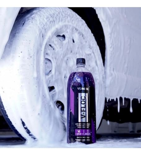 Vonixx V-FLOC Shampoo Automotivo Concentrado 5L com Pano de Microfibra Roxo