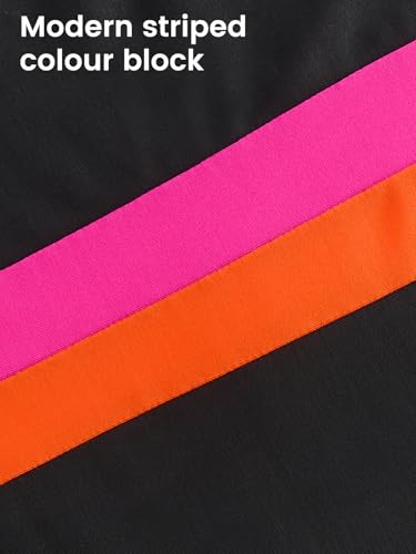 JiAmy Mädchen 2-teiliger Tankini-Badeanzug Sportliches Bademodenset, Ärmelloses Racerback-Oberteil und Badeshorts, Elegant Badeanzug für Kinder 11-12 Jahren