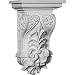 Ekena Millwork COR07X04X11NA 7 1/4" W x 3 D x 10 1/2" H Nadia Corbel, White