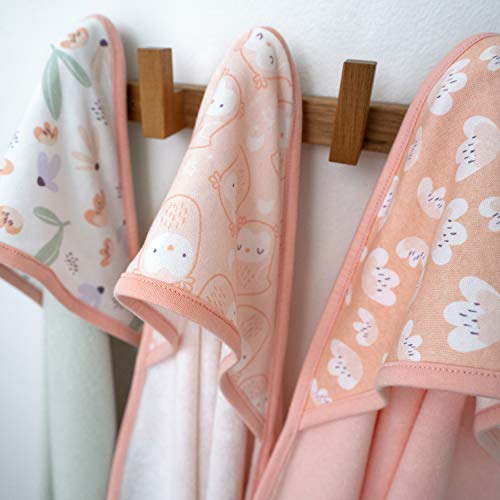Image of Ingenuity Clean & Cuddly 3-Pack Hooded Bath Towels - Edi & Clean & Cuddly 6-Pack Terry Washcloth Set - Edi