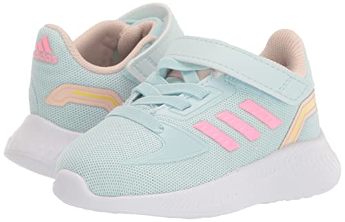 Adidas Kids Runfalcon 2.0 Unisex-Baby Running Shoe, Almost Blue/Beam Pink/Bliss Orange, 5 Us Toddler #TOP6