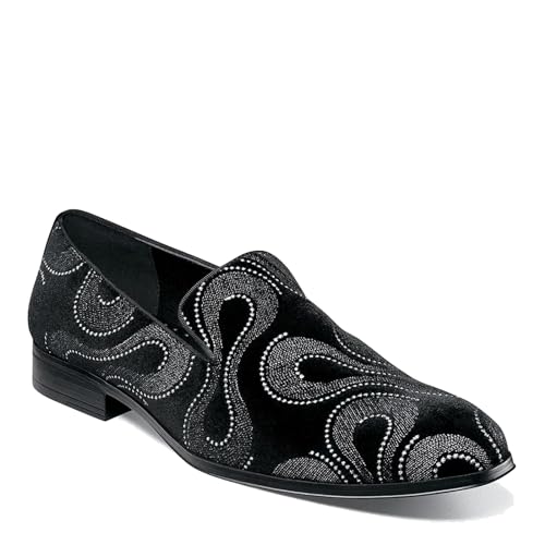 Stacy Adams Men's Swainson Embroidered Slip on Loafer