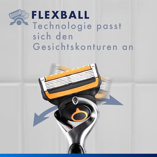 Gillette Fusion5 Proglide Power Rasierer Herren — Inkl. 1 Nassrasierer, 1 Ersatzklingen mit Neuem Everglide Gleitstreifen für Noch Sanfteres Gleiten — Schwarz 3
