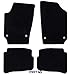Produktbild MAT10  Silver-Line: Seat Cordoba 6L Baujahr 2002-09 - 2009-11 / VW Polo IV Bj. 2001-10 - 2003-05 / Seat Ibiza 6L Bj. 2002-04 - 2008-05 Auto Fußmatten Teppich Velours Premium Qualität Schwarz Passform