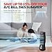 Honeywell QuietSet Personal Table Fan, Oscillating Personal Desk Fan with Quiet Operation, 4 Levels of Power and Sound, Black, HTF210B