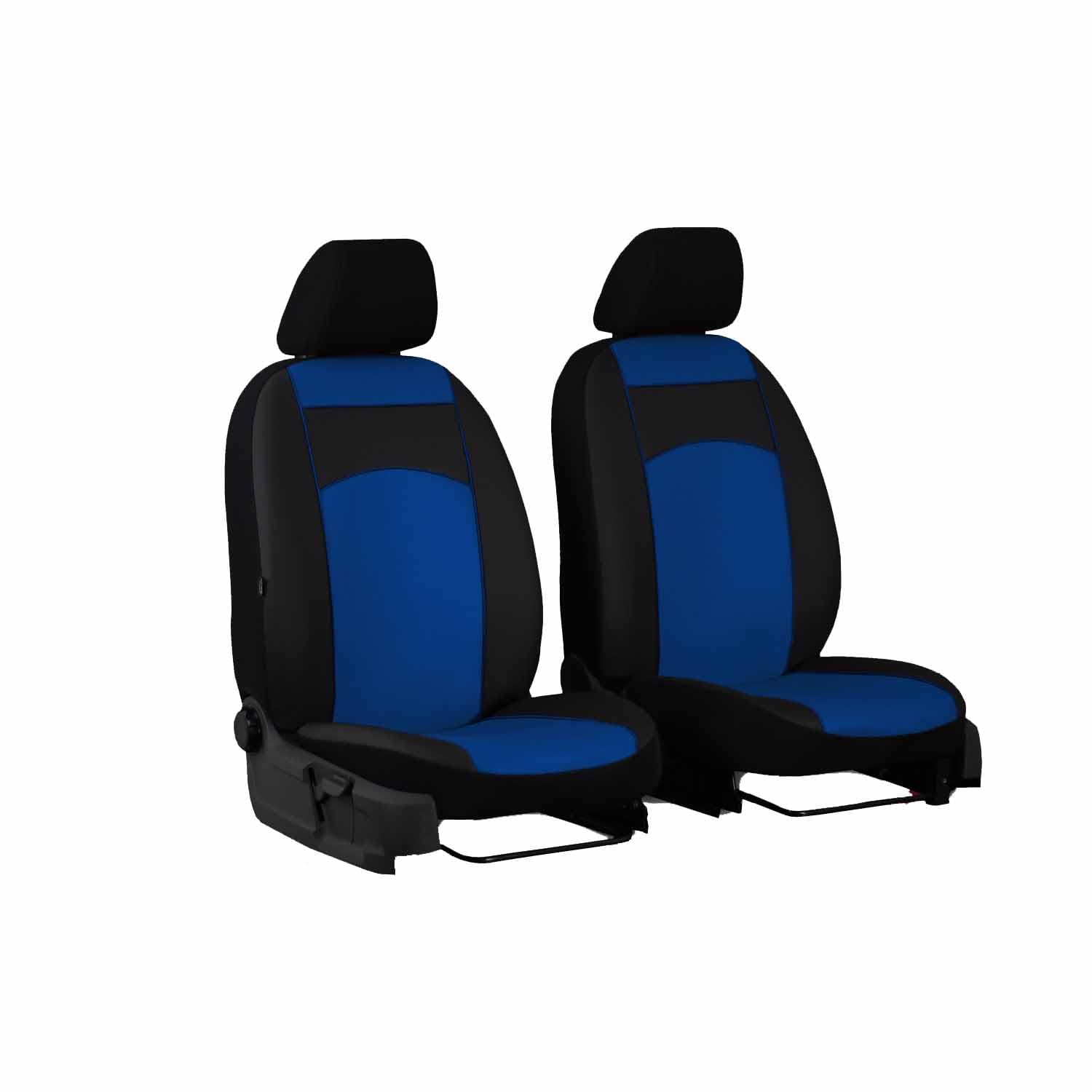Uniwersalne pokrowce na siedzenia samochodowe do Peugeot Boxer II Bus 1 + 1 pokrowiec ochronny przednie fotele niebieskie