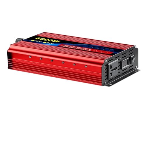 Onduleur à onde sinusoïdale 12V 220V 6000W convertisseur voiture CC AC