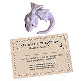 Kleine Taschentiere, Drachenform, Mini-Statue, beruhigende Statue – Stressabbau-Figuren, für Erwachsene, Zuhause, Reisen, Arbeit, Meetings, Wartezimmer, Kollegen, Mitarbeiter, Absolventen