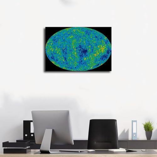 Fond cosmique micro-ondes WCYB cadre de suspension 50x76cm