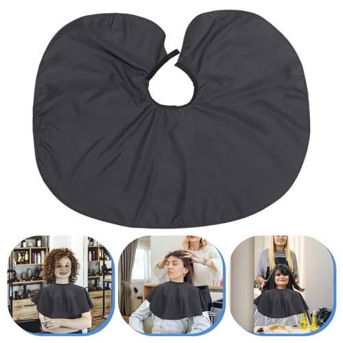 Capa para Corte de Pelo Profesional Impermeable Negra miniatura 7