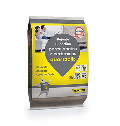 REJUNTE PORCELANATOS E CERÂMICAS CINZA OUTONO QUARTZOLIT - 1KG