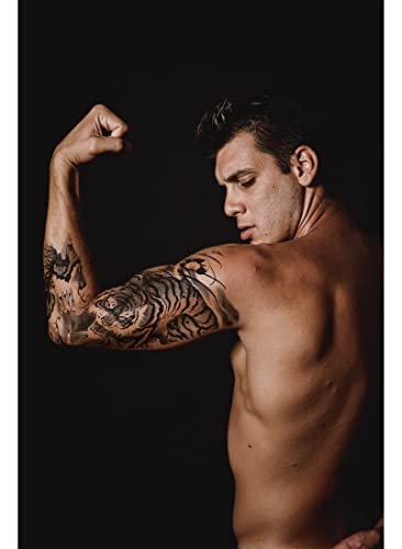 Image of Aresvns 12 Sheets Full Arm Temporary Tattoo Sleeves for Men Women Adults
