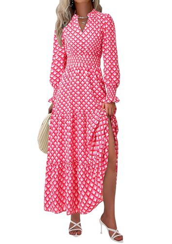 PRETTYGARDEN Women's Floral Maxi Dress 2025 Fall Long...