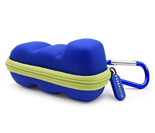 CASEMATIX Blue Green Travel Case Compatible with Asthma Inhaler, Includes Case Only