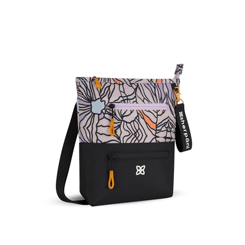 Image of Sherpani Sadie, Nylon Crossbody Bag, Lightweight Shoulder Bag, Travel Cross Body Purse, Crossbody Bags for Women, RFID Protection WITHOUT Coin Purse (Bloom)