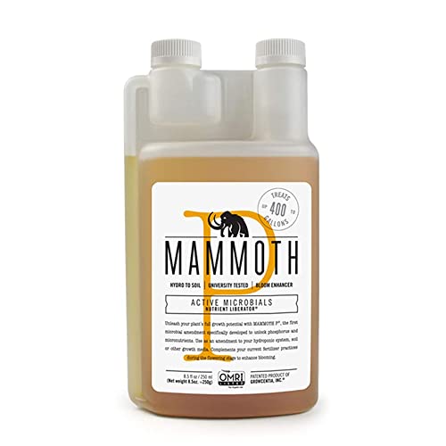 Mammoth Organic Bloom Booster | Mammoth P Organic Fertilizer Microbial Inoculant | 16% Proven Increase in Yield | University Developed...
