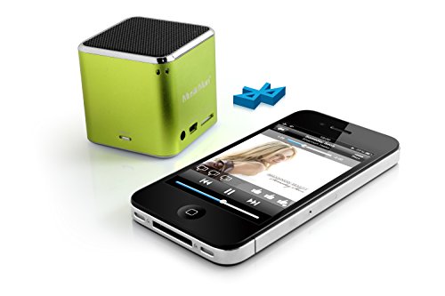 MusicMan mini Wireless Soundstation BT-X2 (MP3 Player, Bluetooth) grün, 3811