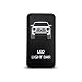 CH4X4 Push Switch for Toyota Tacoma 3rd Gen - Led Light Bar Symbol 2 - Blue LED