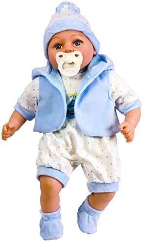 The Magic Toy Shop Bibi Doll - Baby Doll Clothes Boy & Girl Set Of Two Outfits Suitable For 18" Baby Doll (Boy Doll Clothes Set of 2)
