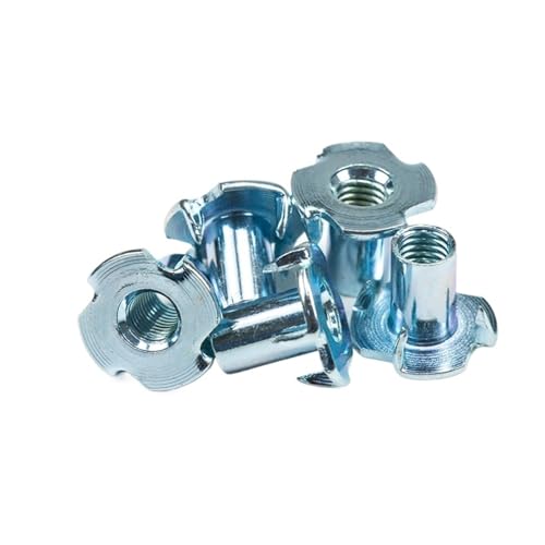 Dado a quattro artigli zincato, Dado for altoparlante a quattro griffe in acciaio spesso da 10 pezzi, inserto cieco a T(M8x16)