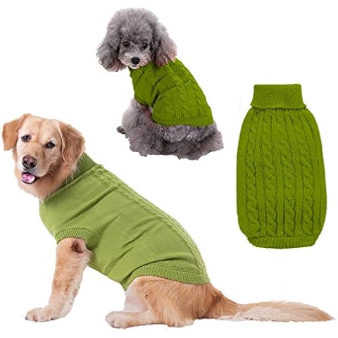 Bumjazz Gestrickter Hundepullover Hundemantel Hundeweste Dog Jumper Dog Sweater Cover