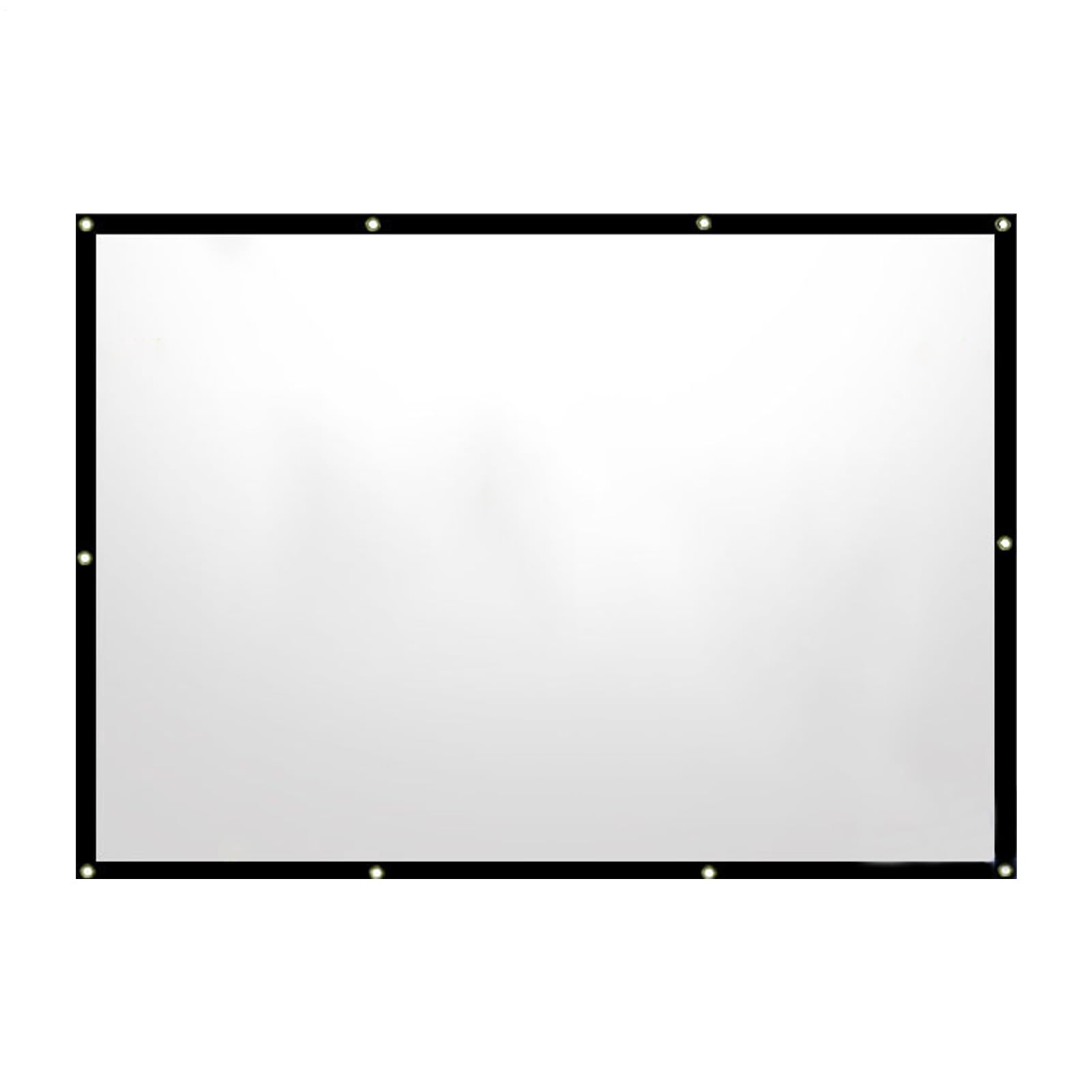 Schermo Cinematografico Per Esterni Regolabile Videoproiettore Da Esterno Portatile Poliestere Impermeabile Telo Per Proiezioni HD Cinema Giardino Schermo Grigio Alta Risoluzione