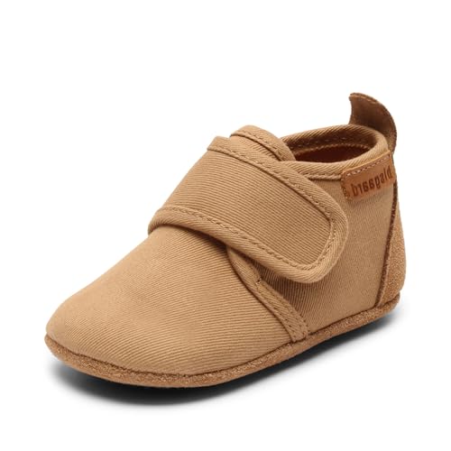 Bisgaard Unisex Kinder Baby Cotton First Walker Shoe,Camel,19 EU