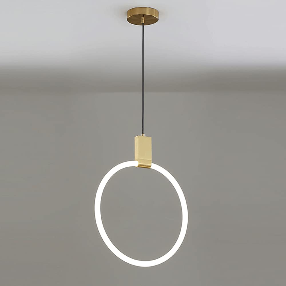 Lustre circulaire minimaliste LED pour éclairage de plafond moderne