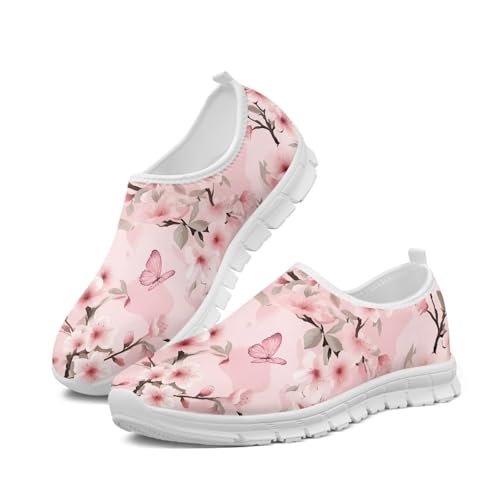 Howilath Fashion Print Slip on Loafers for Women Men Anti-Skid Running Sneakers Fashion Trekking Shoes for Travel Camping