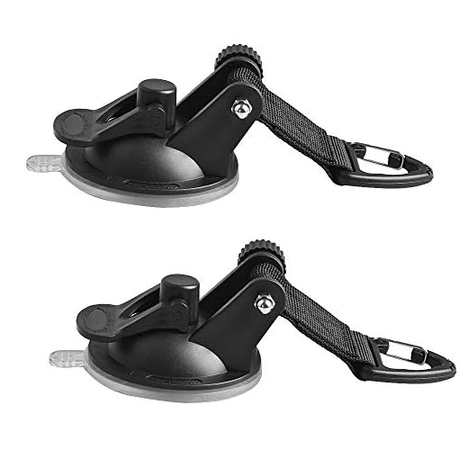 Maluokasa 2 ventosas para el coche, accesorio de camping, toldo lateral multifuncional con ventosa, para tienda de campaña