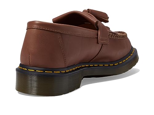 Image of Dr. Martens Men's Adrian Carrara Loafers, Saddle Tan, 8 Medium US