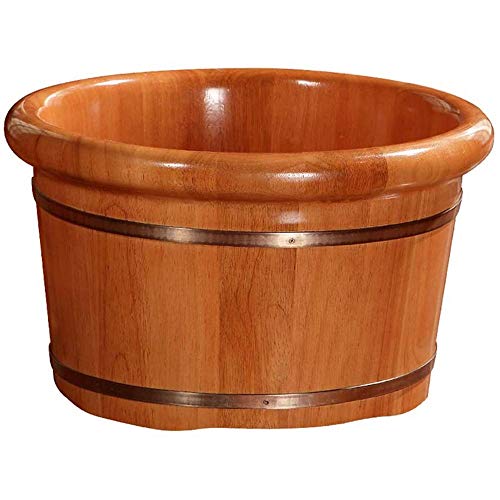 Spa de pies de madera maciza con diseño creativo y masaje
