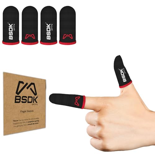 Image of World's Most Durable Thumbsleeve /Fingersleeve | BSDK Gaming Thumb & Finger Sleeve for Mobile Game| 4 Pieces | Metal Box | Made for PUBG, CODM and Freefire