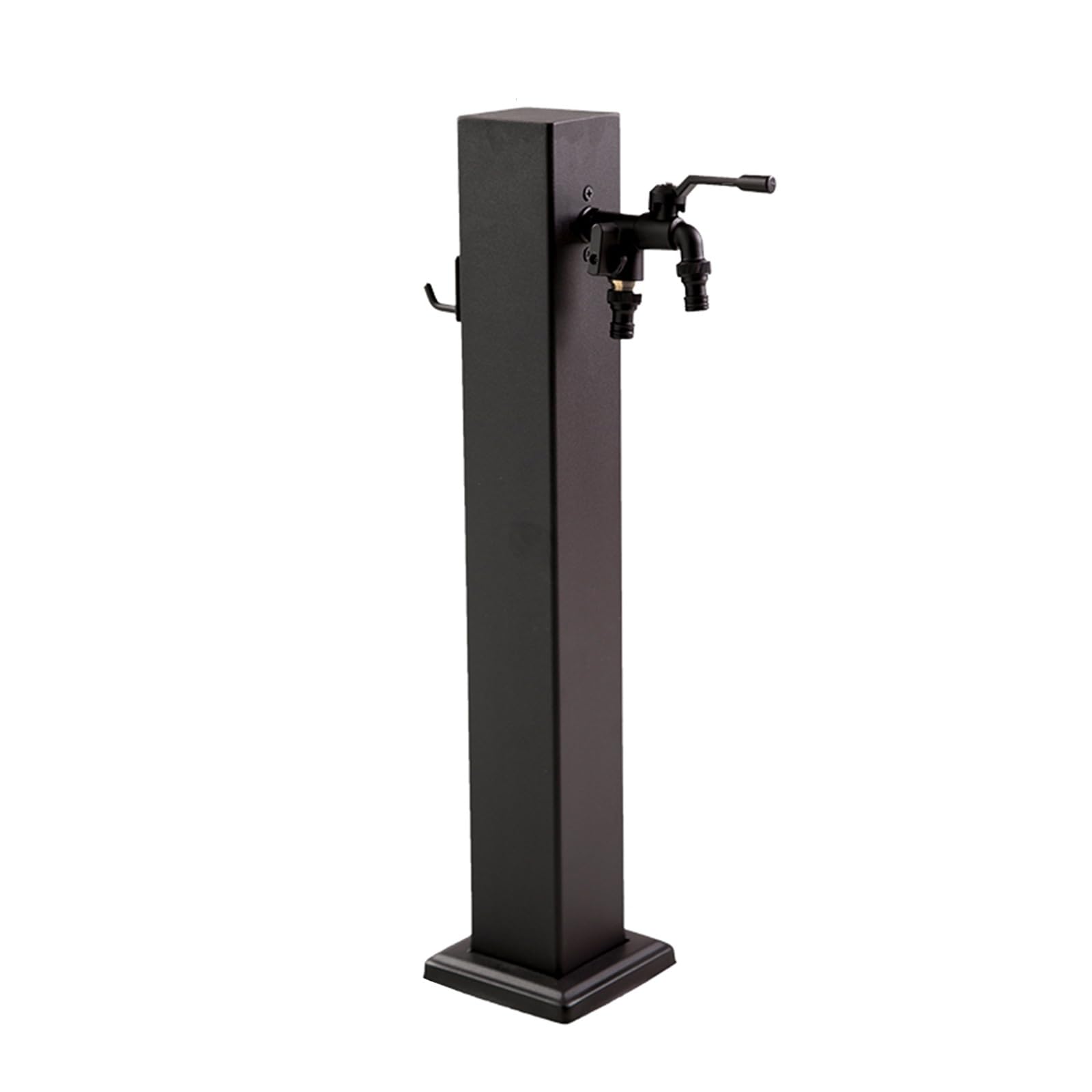 WOTZOV Outdoor Stainless Steel Square Water Column Fountain Post - Vertical Design, Antifreeze For Garden Irrigation, Lawn & Backyard Decor，80cm/31.5in