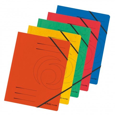 Herlitz – Raccoglitore, formato A4, 10 pezzi, colori assortiti colori assortiti