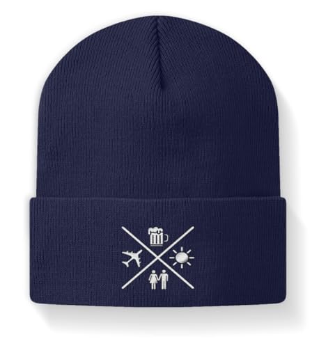 Casquette baseball Love Party marine M style aviateur pour vos festivals