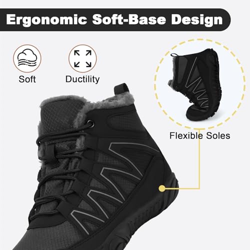 Image of Women's Waterproof Hiking Boots Anti Slip Ankle Boots Outdoor