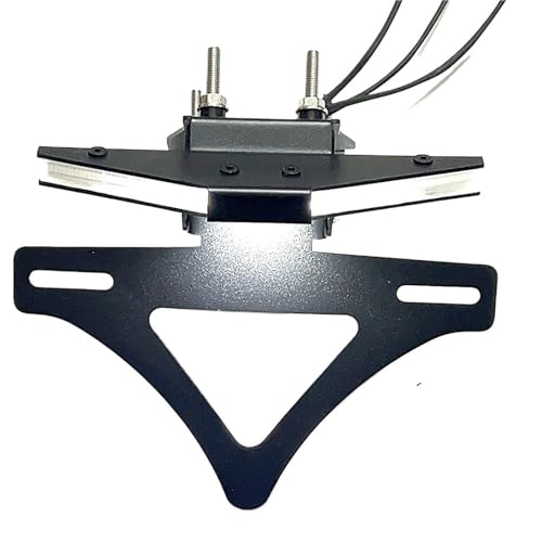 Support de plaque Kawasaki Z900 avec clignotant intégré et support court réglable 2017-2024