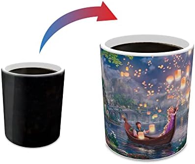 Disney - Tangled - Rapunzel - I See the Light - One 11 oz Morphing Mugs Color Changing Heat Sensitive Ceramic Mug – Image Revealed When HOT Liquid Is Added!