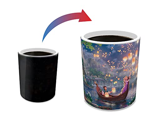 Disney - Tangled - Rapunzel - I See The Light - One 11 Oz Morphing Mugs Color Changing Heat Sensitive Ceramic Mug – Image Revealed When Hot Liquid Is Added! #TOP8