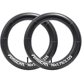 16x1,75/2,125 Camera d'aria, 16 pollici tubi da 16x1,75 16x1,95 16x2,0 16x2,10 16x2,125 camere d'aria affidabili per bici da 16x1,75-2,125, valvola Schrader AV32mm (2 pezzi)