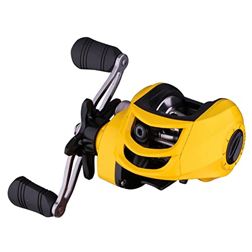 Newmind Carretilha de pesca de carretilha de pesca com 7.2:1 com proporção de engrenagem alta 18 + 1