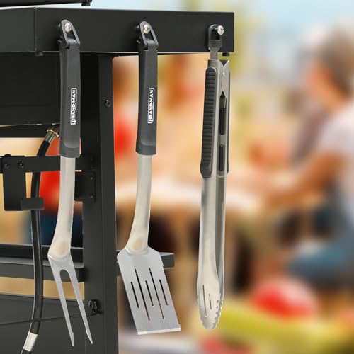 Set de 3 Utensilios para Parrilla de Acero Inoxidable 16in miniatura 7