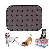 LUGLIEO Peepaws PIPI Pad for Dogs, Super Absorbent Washable Pee Pads, 15.5*23.5in, Dog-b