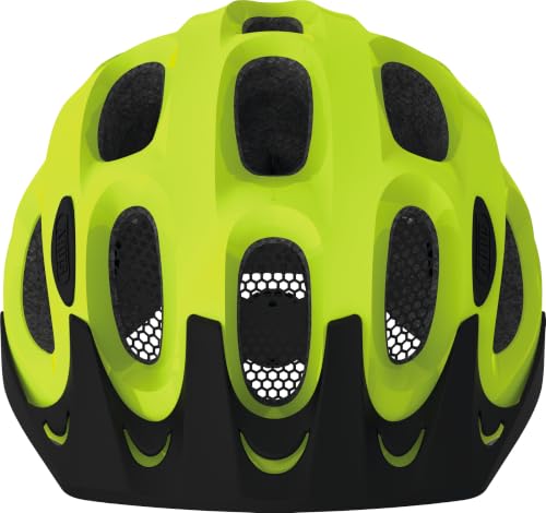 ABUS Stadthelm Youn-I ACE – kask rowerowy do u?ytku na co dzie?, z wbudowanym tylnym ?wiat?em LED, dla kobiet i m??czyzn, kolor ?ó?ty, rozmiar S