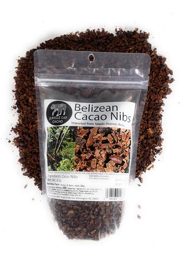 Jungle Cat Cacao Belizean Cacao Nibs | Organic | Superfood | Stro...